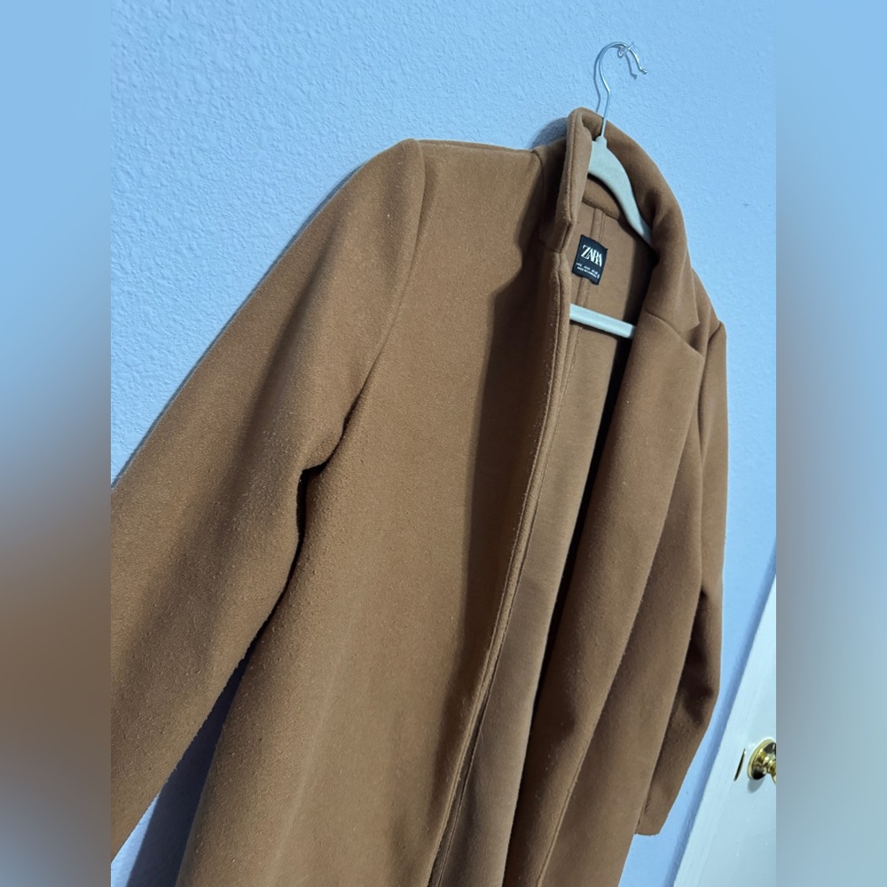 Zara Coat Camel trending
